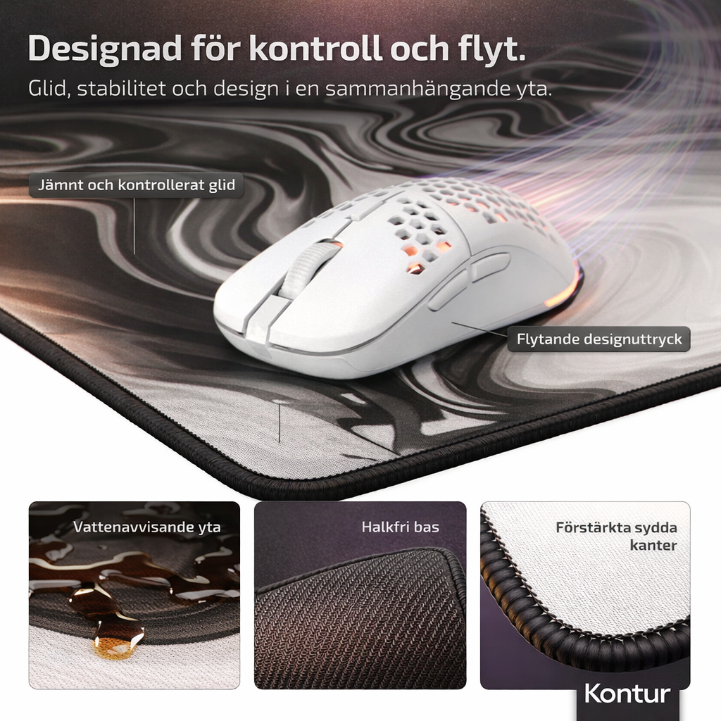 Kontur XXL Liquid Premium Gaming Musmatta