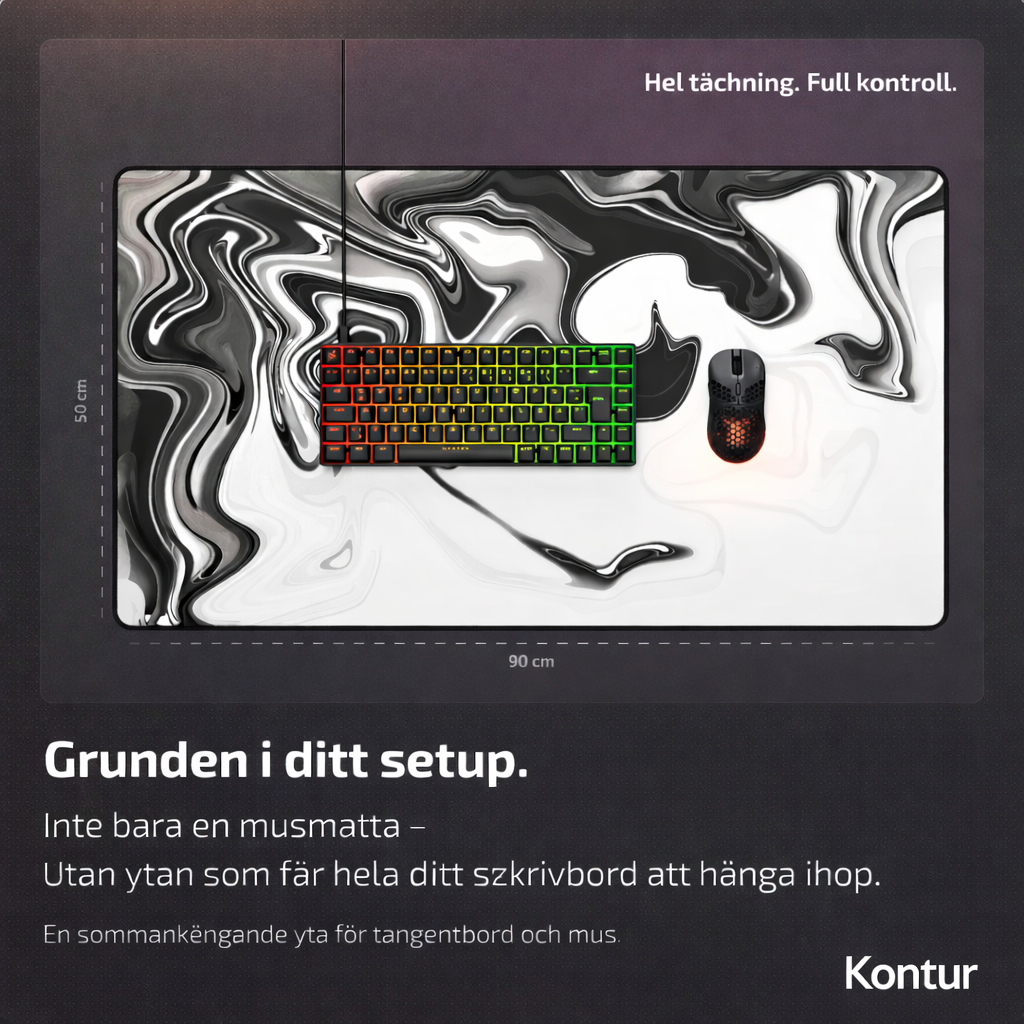 Kontur XXL Liquid Premium Gaming Musmatta