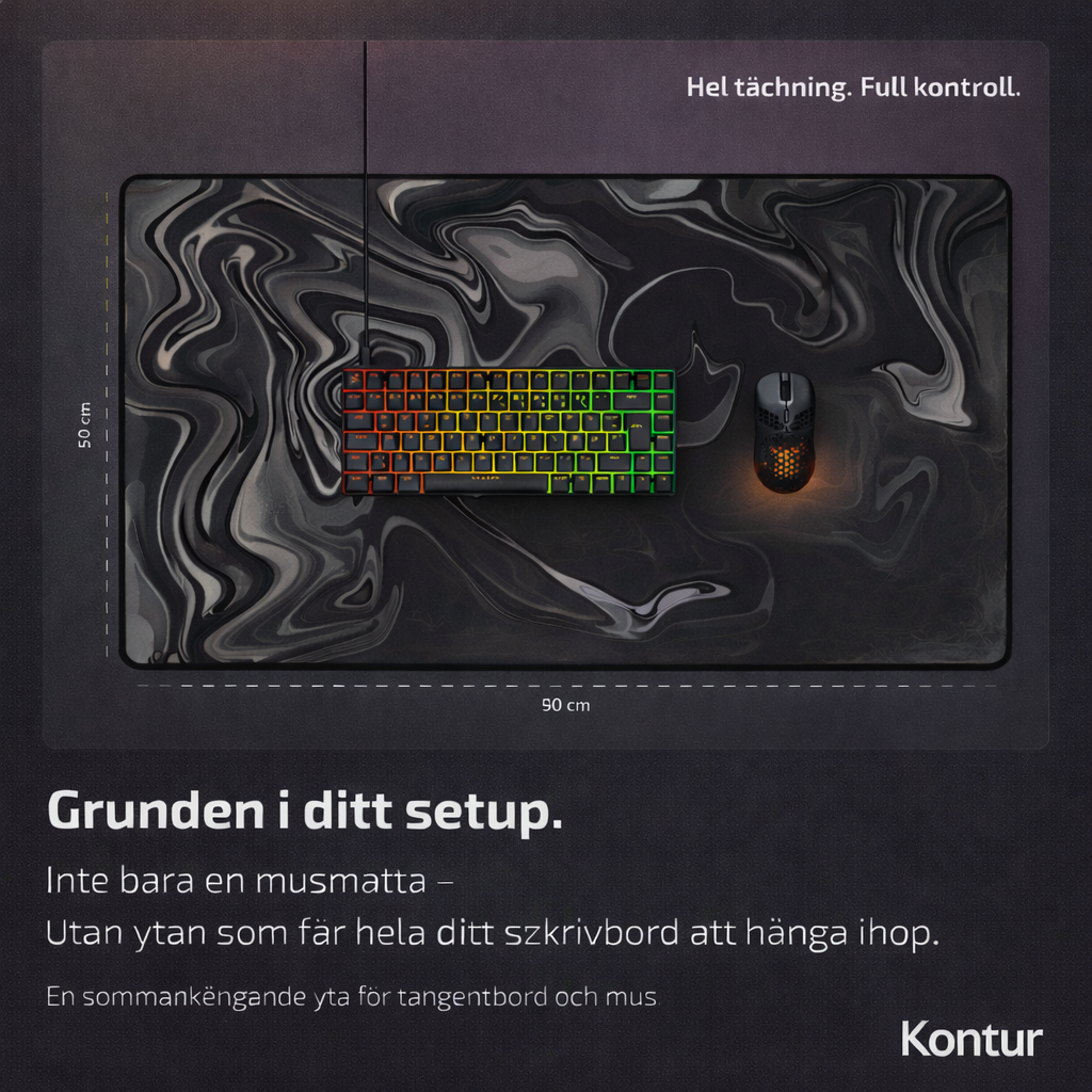 Kontur XXL Liquid Premium Gaming Musmatta