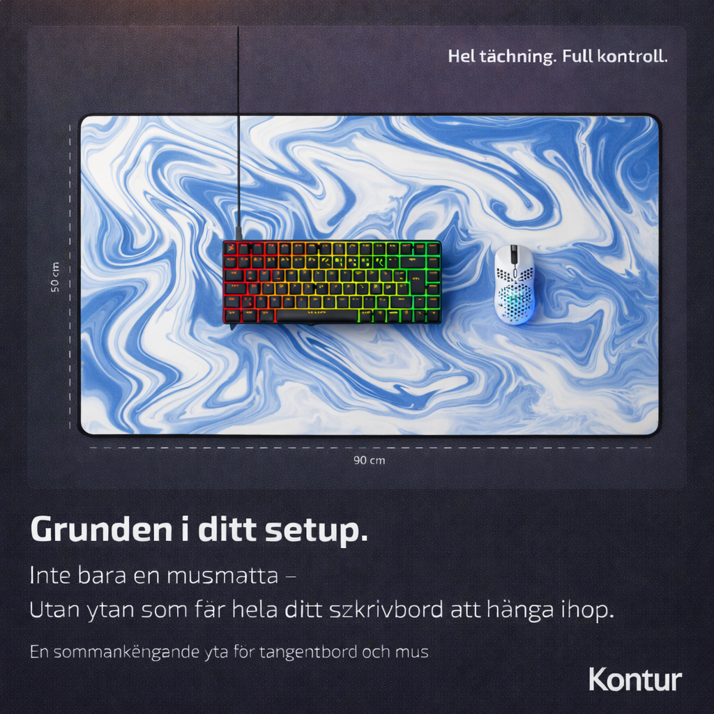 Kontur XXL Liquid Premium Gaming Musmatta